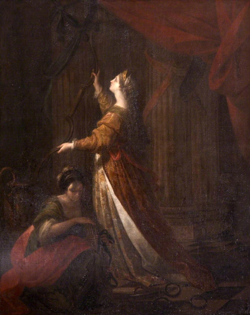 Angelika Kauffmann - 117, Penelope che ammaina l'arco di Ulisse, National Trust